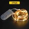 USB 100 LED Silver Copper Fairy Lights — 32ft Flexible Wire for Creative Displays
